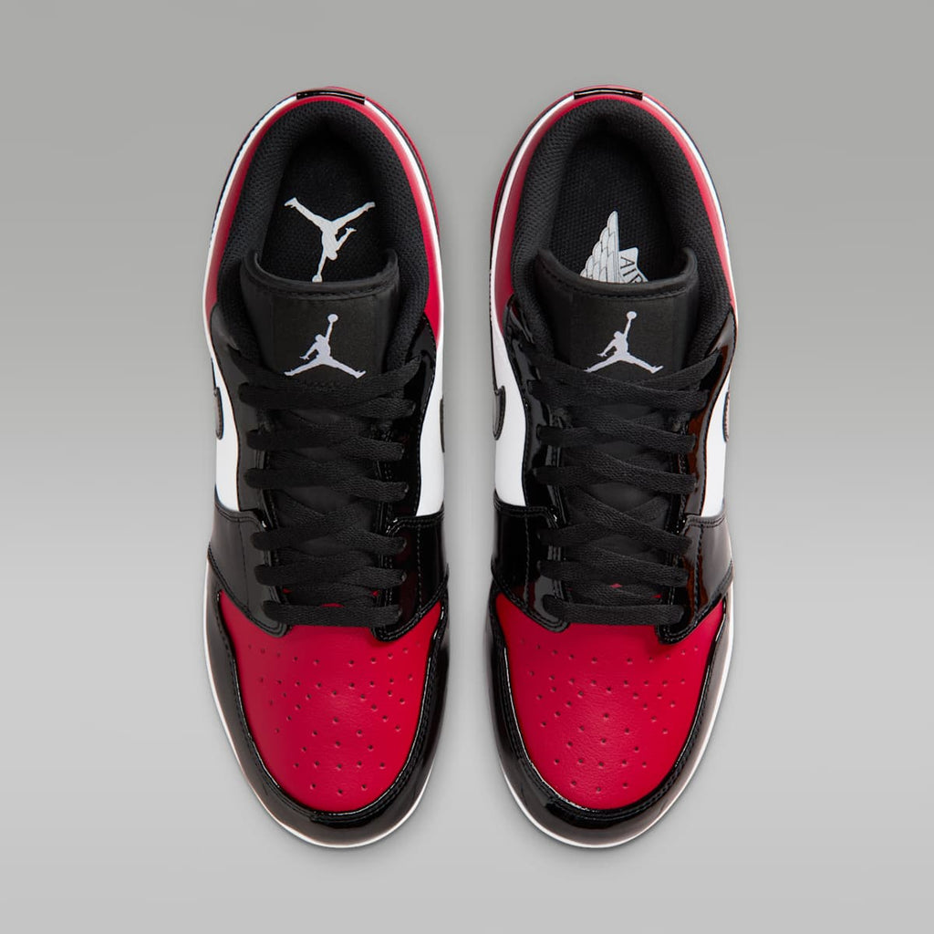 Jordan 1 Retro MCS Low Men's Baseball Cleats - Gym Red/White/Black - Image 4