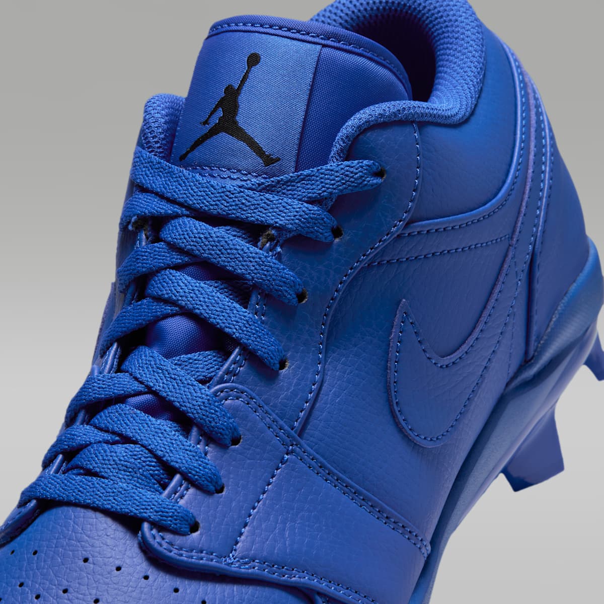 Jordan 1 Retro MCS Low Men's Baseball Cleats - Game Royal/Black - Image 8