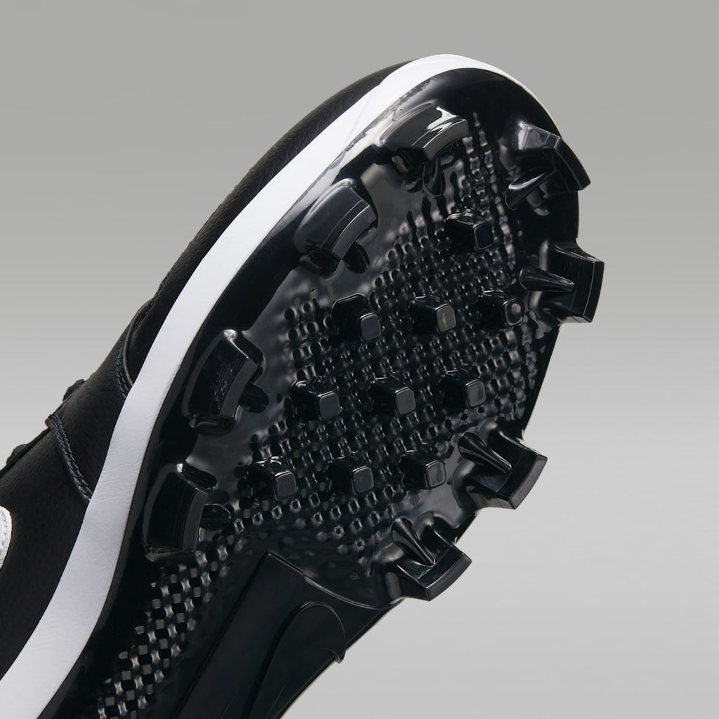 Jordan 1 Retro MCS Low Men's Baseball Cleats - Black/White - Image 7