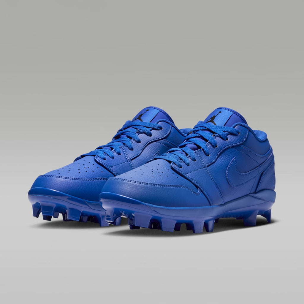 Jordan 1 Retro MCS Low Men's Baseball Cleats - Game Royal/Black - Image 5