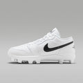 Jordan 1 Retro MCS Low Men's Baseball Cleats - White/Black - Image 1