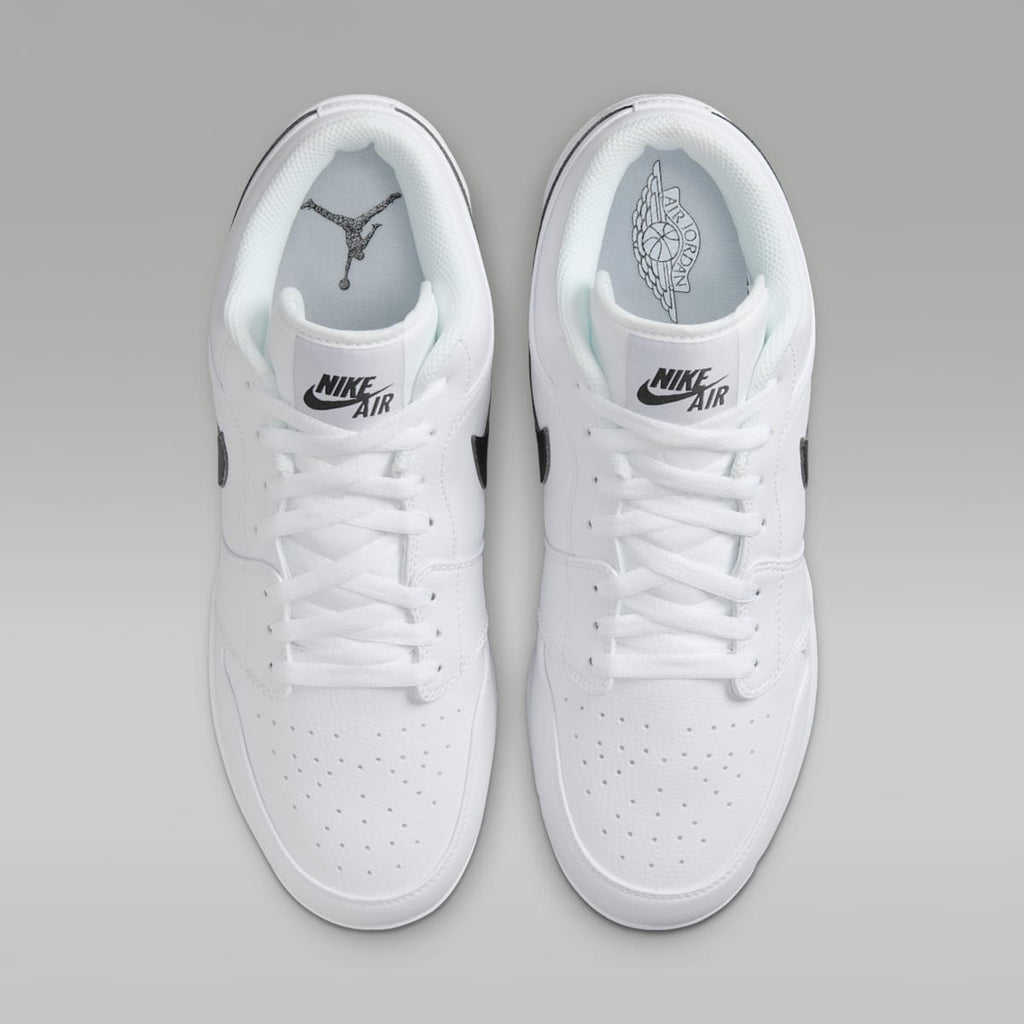 Jordan 1 Retro MCS Low Men's Baseball Cleats - White/Black - Image 4