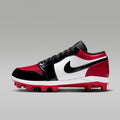 Jordan 1 Retro MCS Low Men's Baseball Cleats - Gym Red/White/Black - Image 1