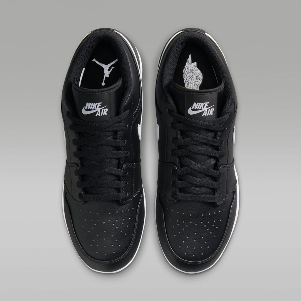 Jordan 1 Retro MCS Low Men's Baseball Cleats - Black/White - Image 4