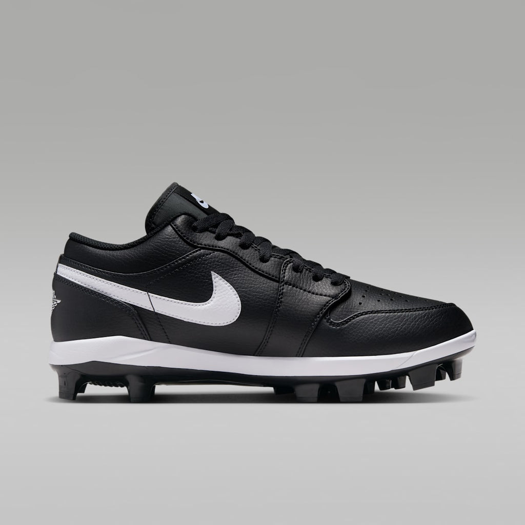Jordan 1 Retro MCS Low Men's Baseball Cleats - Black/White - Image 3