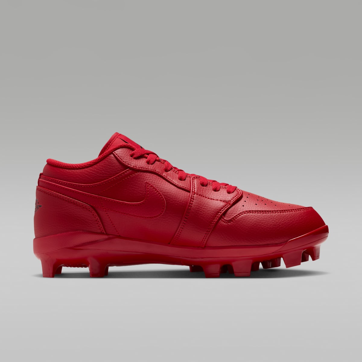 Jordan 1 Retro MCS Low Men's Baseball Cleats - University Red/Black - Image 3