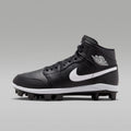 Jordan 1 Retro MCS Men's Baseball Cleats - Black/White - Image 1