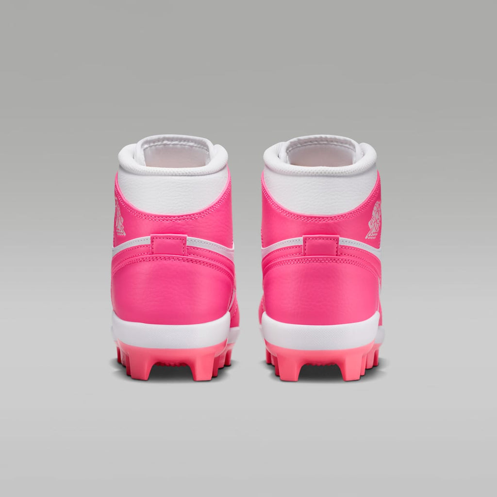 Jordan 1 Retro MCS Men's Baseball Cleats - White/Sunset Pulse/Digital Pink - Image 6