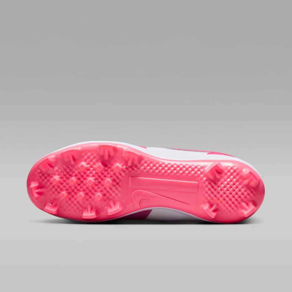 Jordan 1 Retro MCS Men's Baseball Cleats - White/Sunset Pulse/Digital Pink - Image 2
