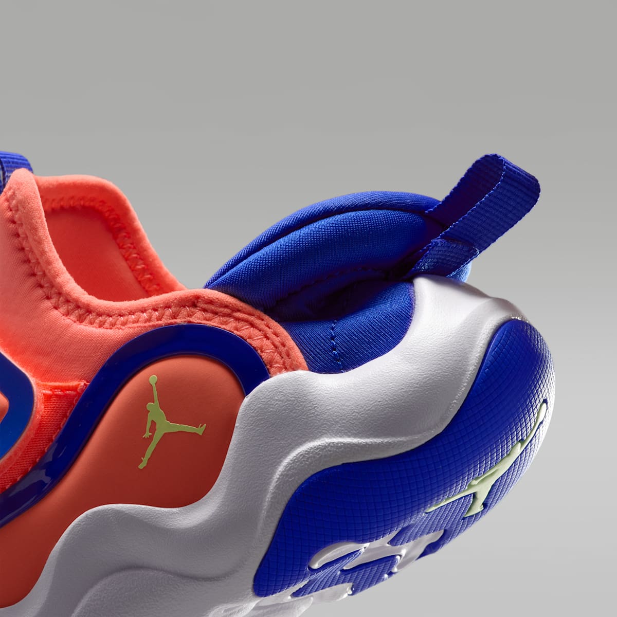 Jordan 23/7.2 EasyOn Little Kids' Shoes - Bright Mango/Game Royal/White/Barely Volt