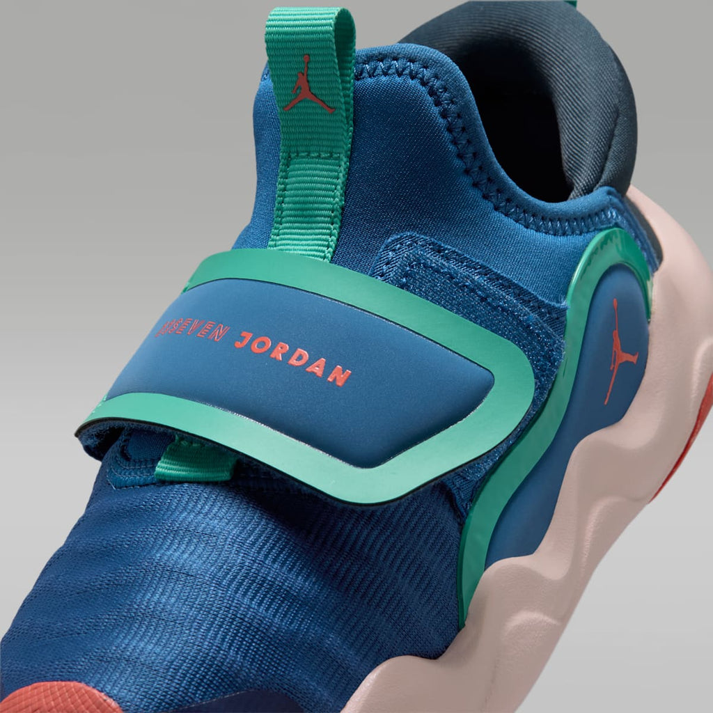 Jordan 23/7.2 EasyOn Little Kids' Shoes - True Blue/Blue Fox/Kinetic Green/Track Red