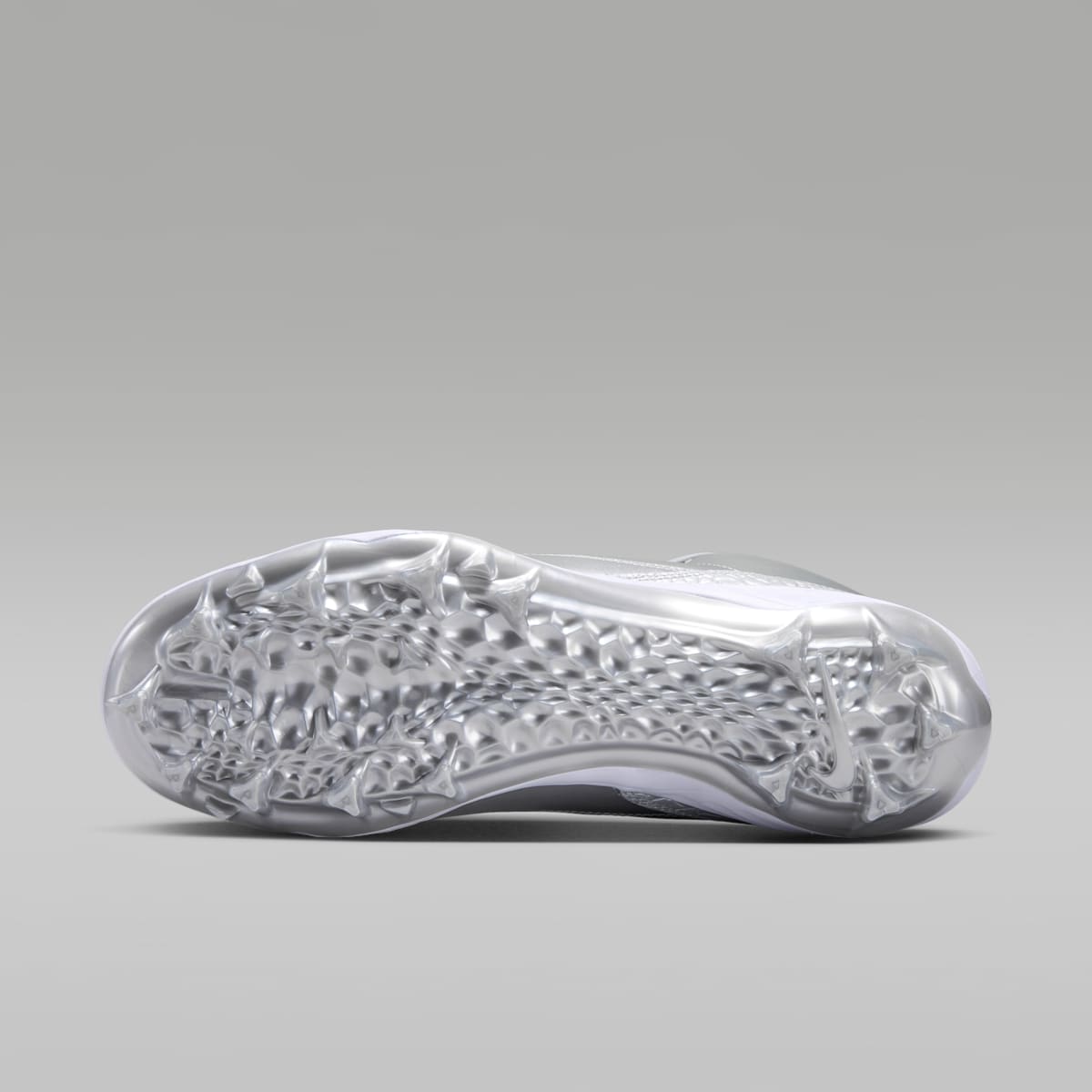 Jordan 3 Mid TD Men's Football Cleats - Metallic Silver/White/Black - Image 2