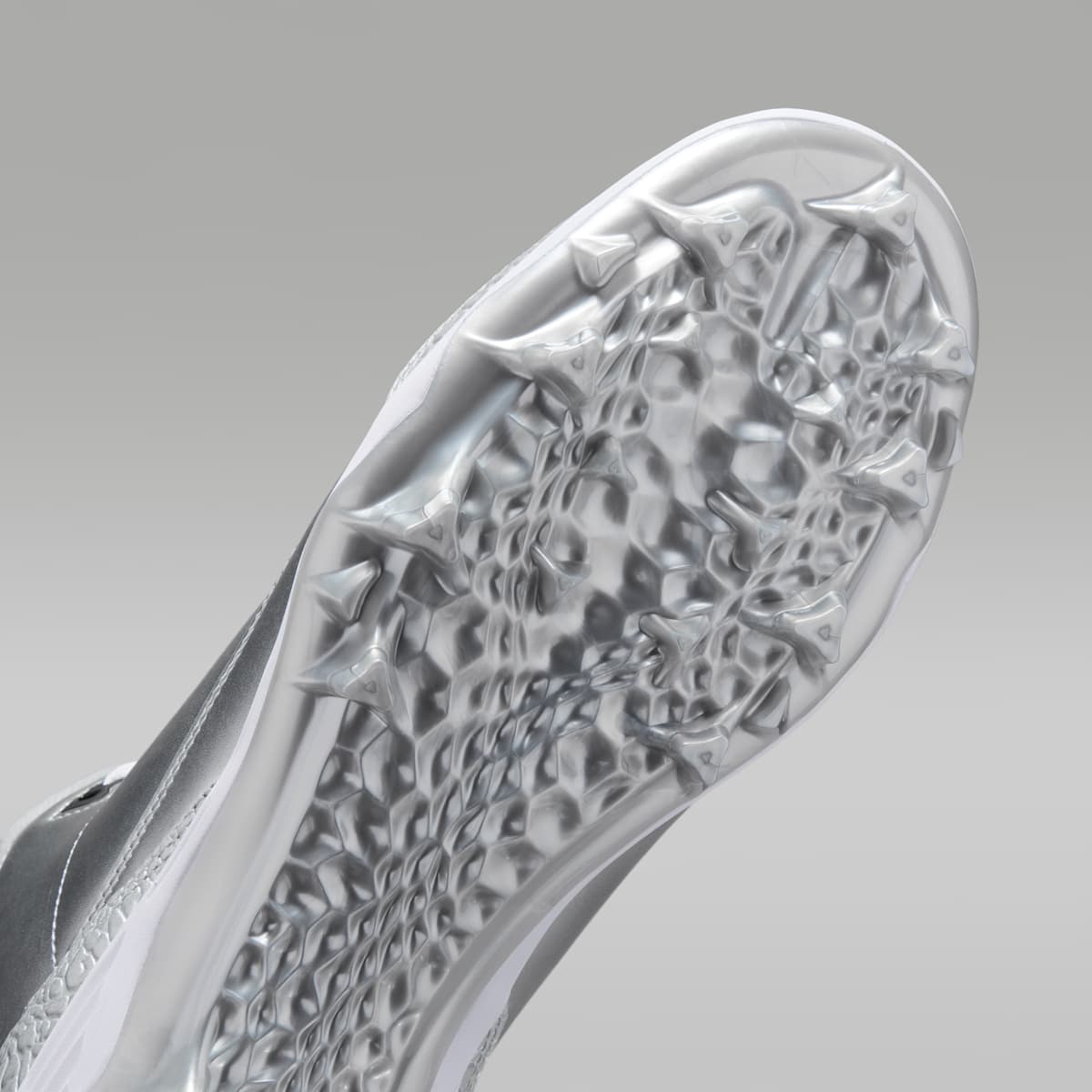 Jordan 3 Mid TD Men's Football Cleats - Metallic Silver/White/Black - Image 7