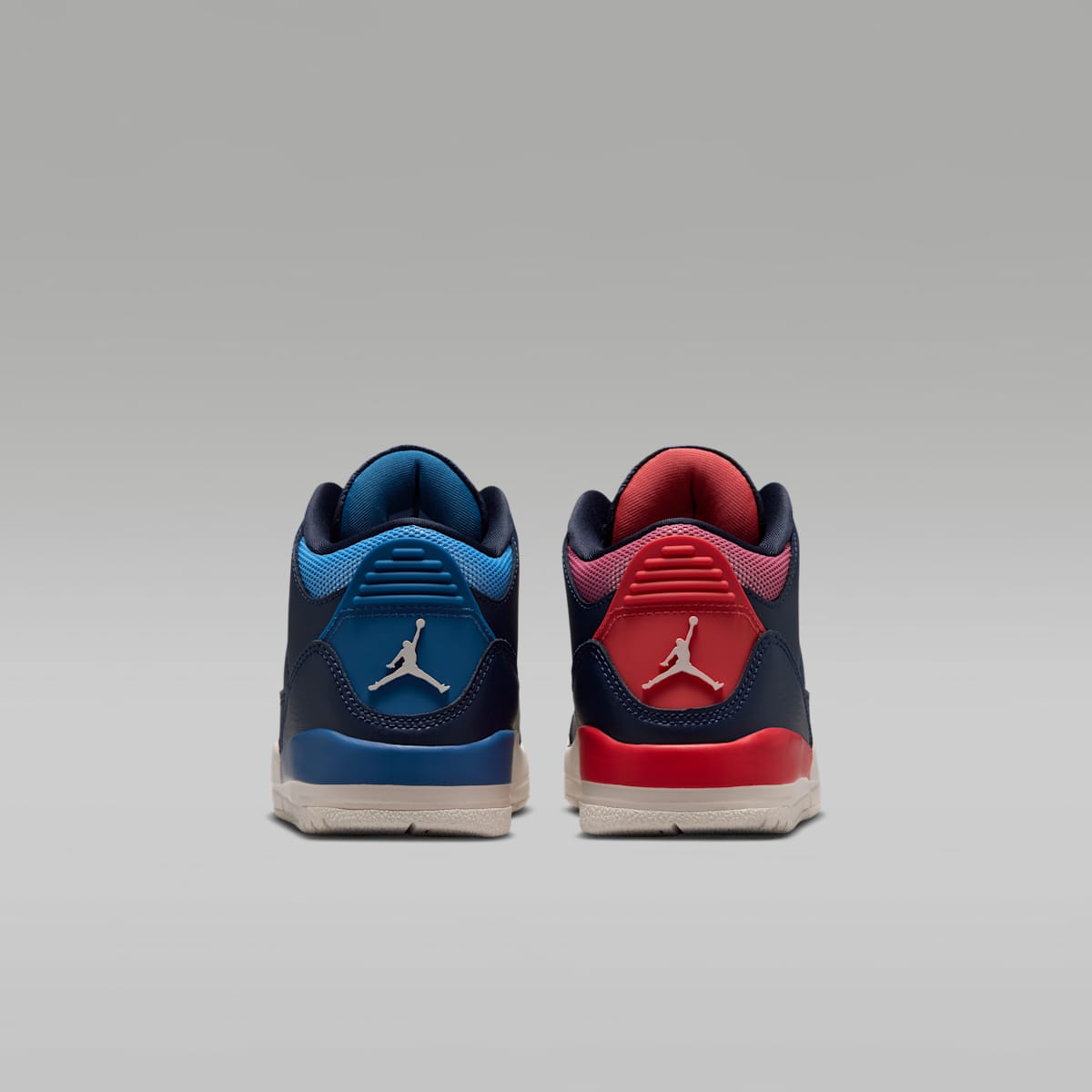 Jordan 3 Retro "Sport Renaissance" Little Kids' Shoes - Obsidian/Track Red/Chalk/Chalk - Image 6