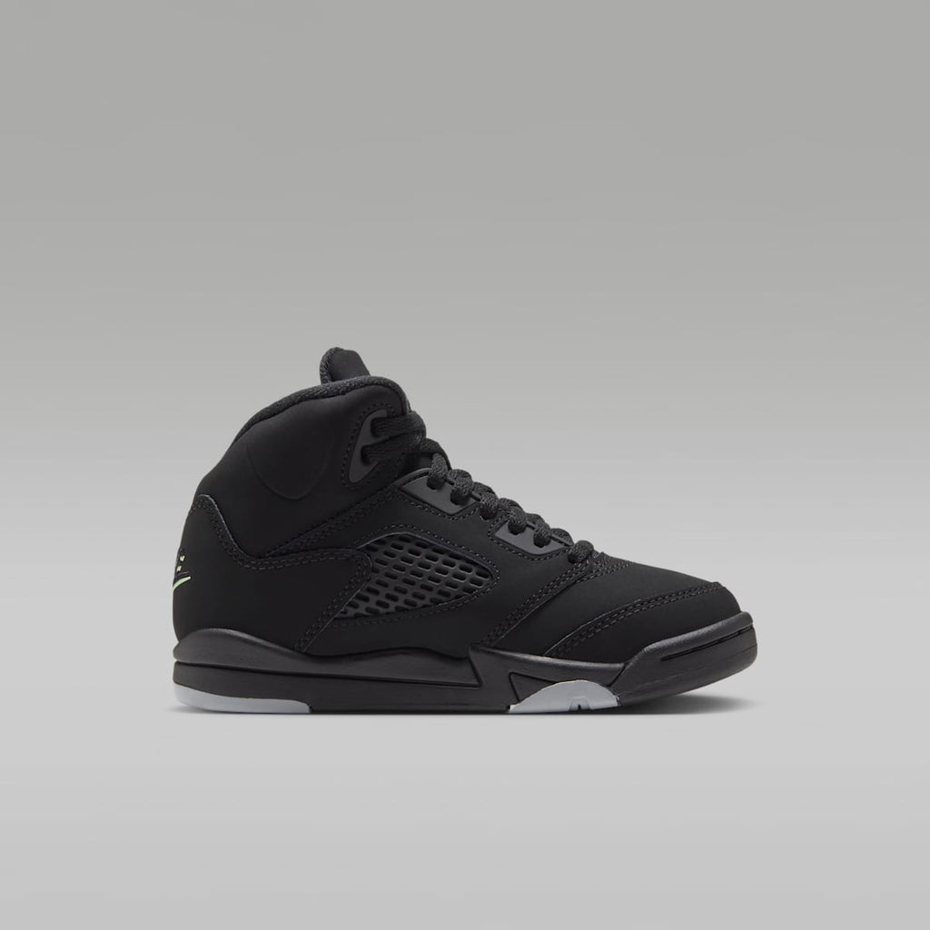 Jordan 5 Retro "Halloween" Little Kids' Shoes - Black/Picante Red/Glow In The Dark/Multi-Color - Image 3