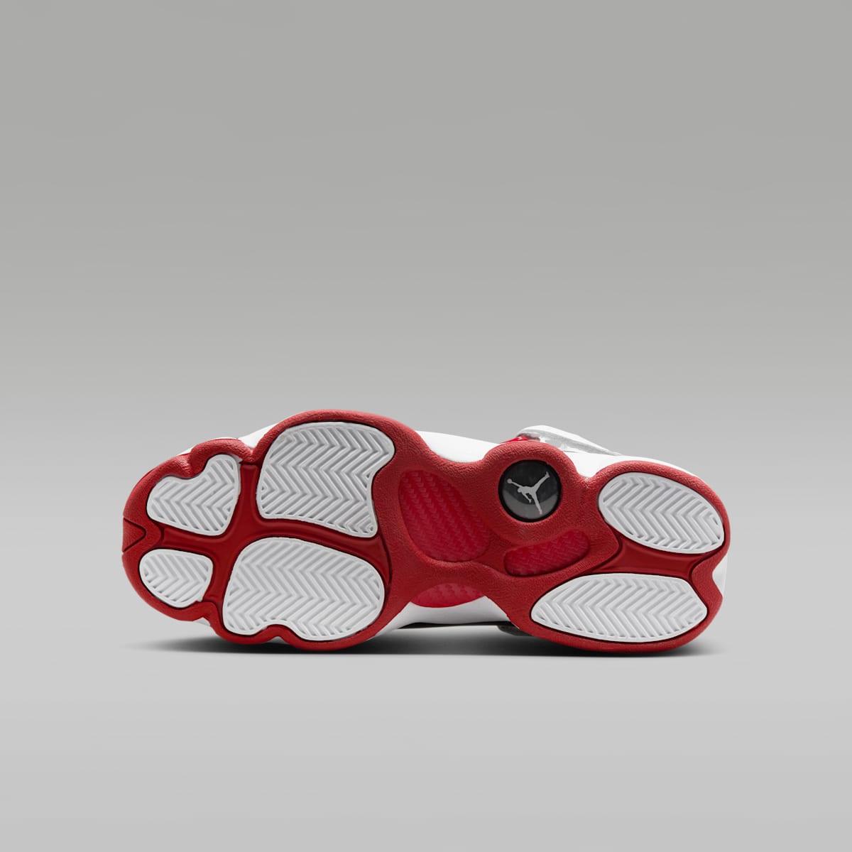 Jordan 6 Rings Big Kids' Shoes - White/Varsity Red/Black - Image 2