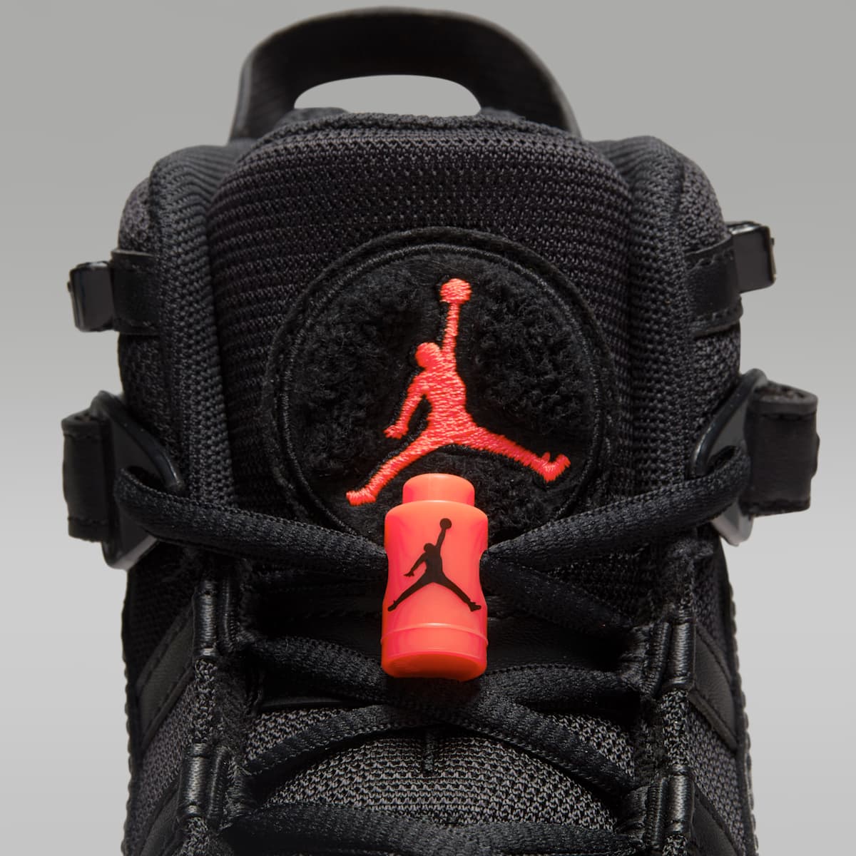 Jordan 6 Rings Big Kids' Shoes - Black/Black/Infrared 23 - Image 10