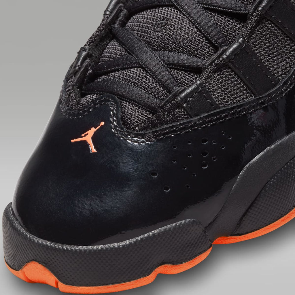 Jordan 6 Rings Big Kids' Shoes - Black/Black/Infrared 23 - Image 7