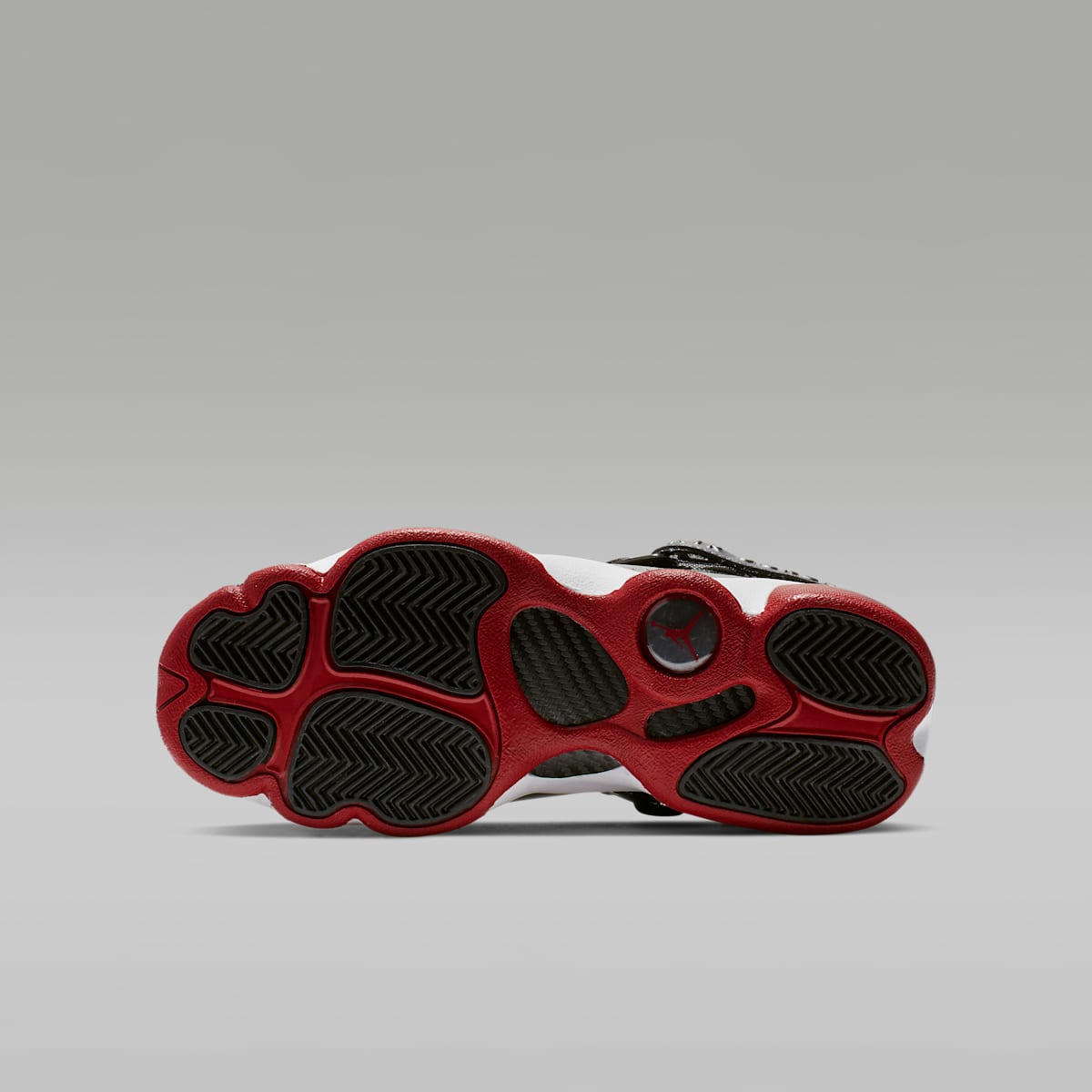 Jordan 6 Rings Big Kids' Shoes - Black/White/Varsity Red - Image 2