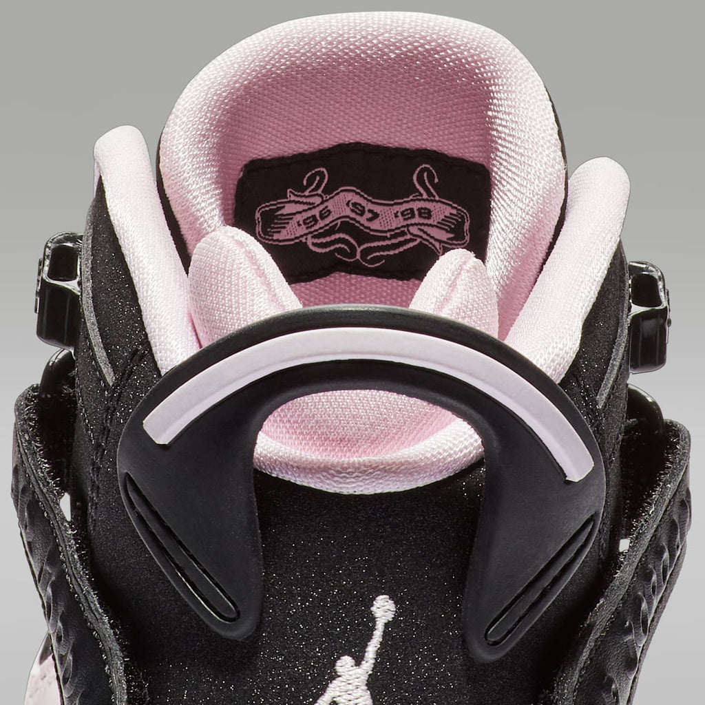 Jordan 6 Rings Big Kids' Shoes - Black/Anthracite/White/Pink Foam