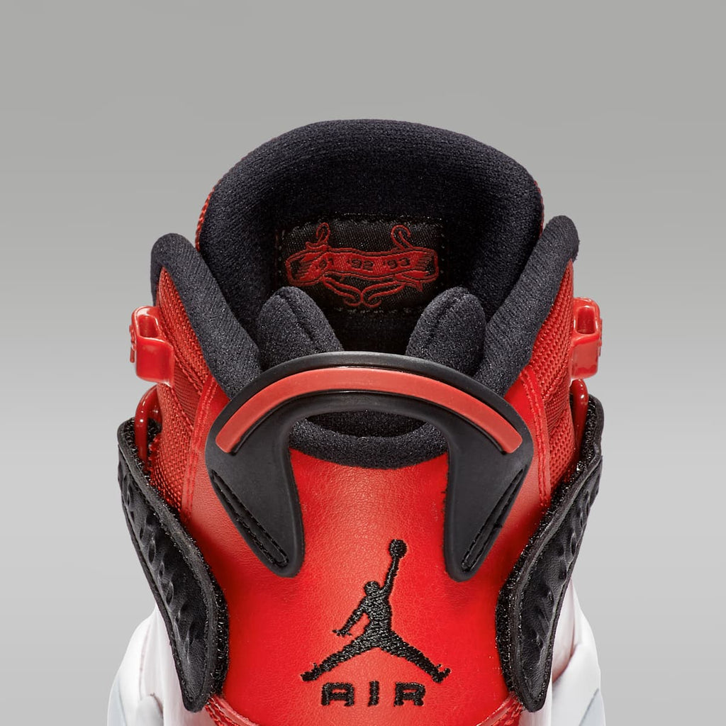 Jordan 6 Rings Big Kids' Shoes - Gym Red/White/Black - Image 7