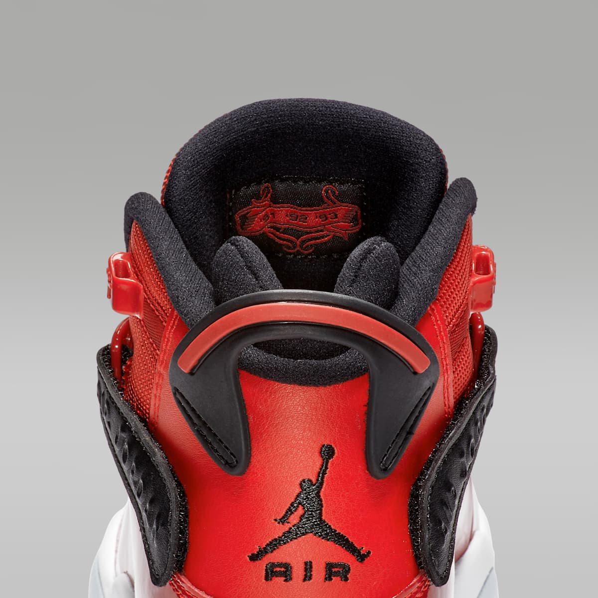 Jordan 6 Rings Big Kids' Shoes - Gym Red/White/Black - Image 7