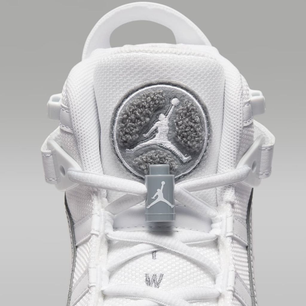 Jordan 6 Rings Big Kids' Shoes - White/White/Cool Grey - Image 9