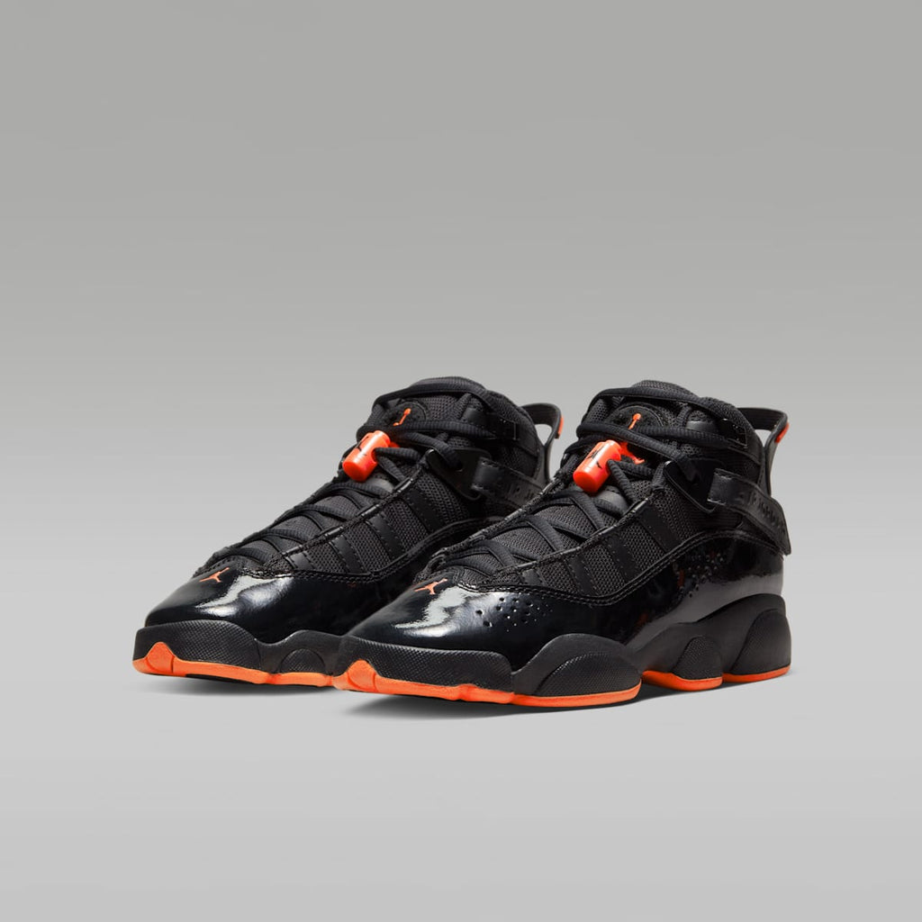 Jordan 6 Rings Big Kids' Shoes - Black/Black/Infrared 23 - Image 5