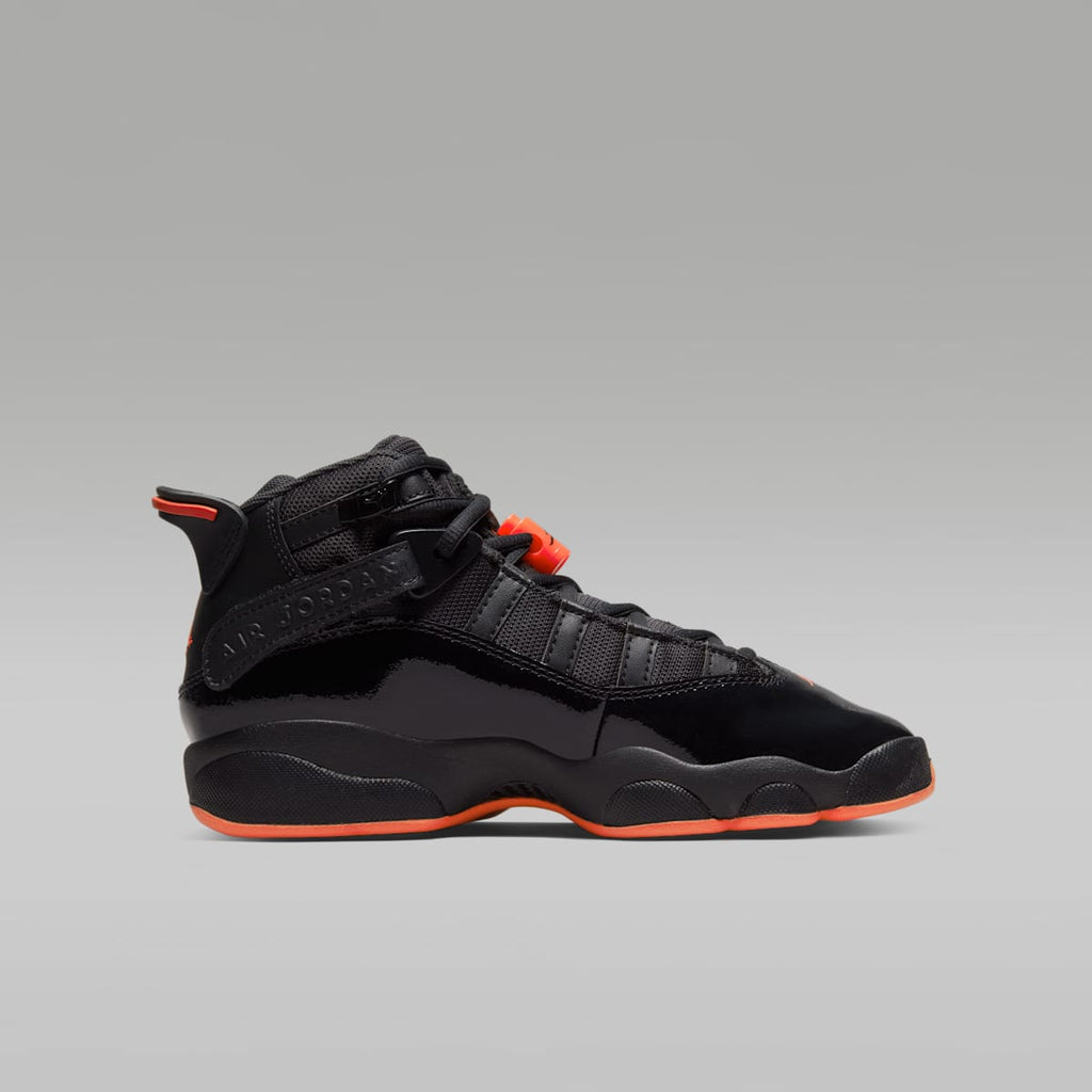 Jordan 6 Rings Big Kids' Shoes - Black/Black/Infrared 23 - Image 3