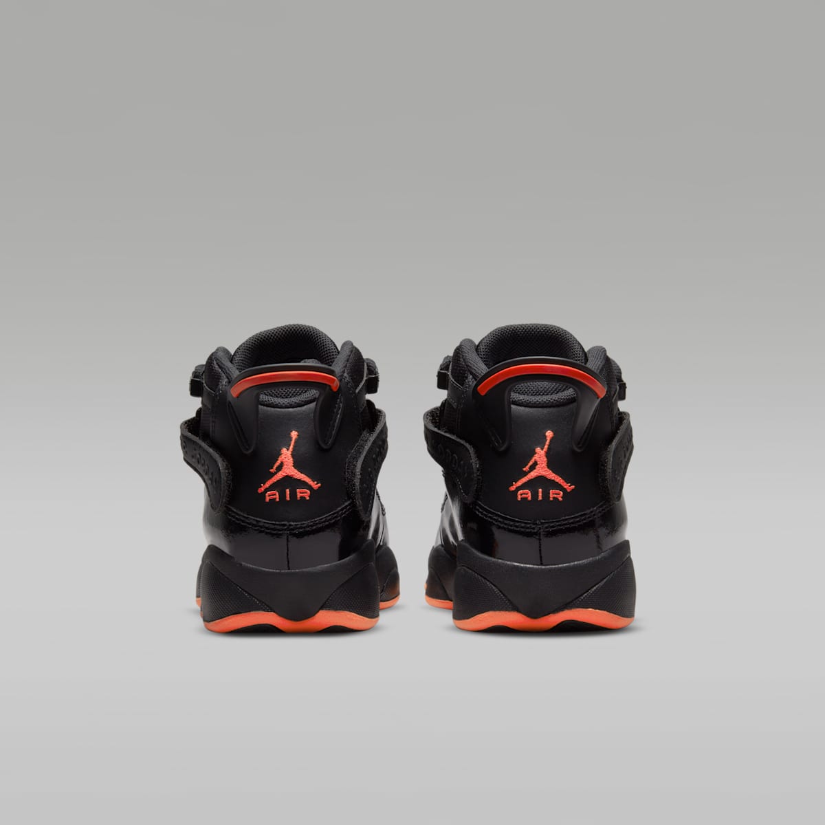 Jordan 6 Rings Big Kids' Shoes - Black/Black/Infrared 23 - Image 6