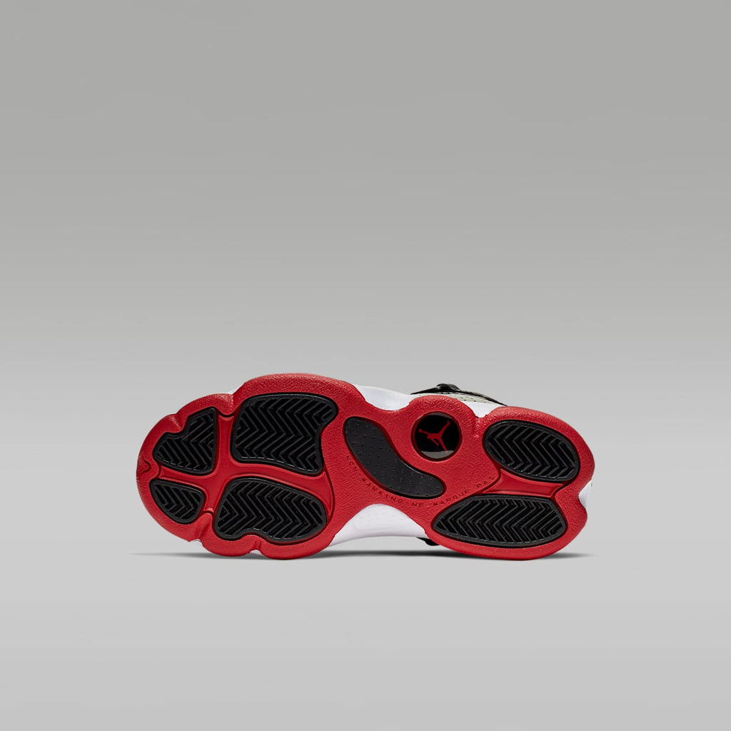 Jordan 6 Rings Little Kids' Shoes - Black/White/Varsity Red - Image 2