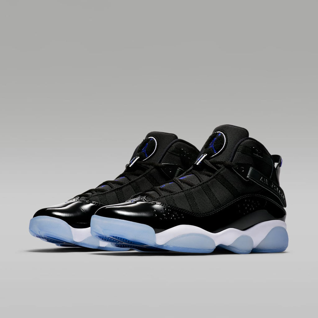 Jordan 6 Rings Men's Shoes - Black/White/Hyper Royal - Image 5