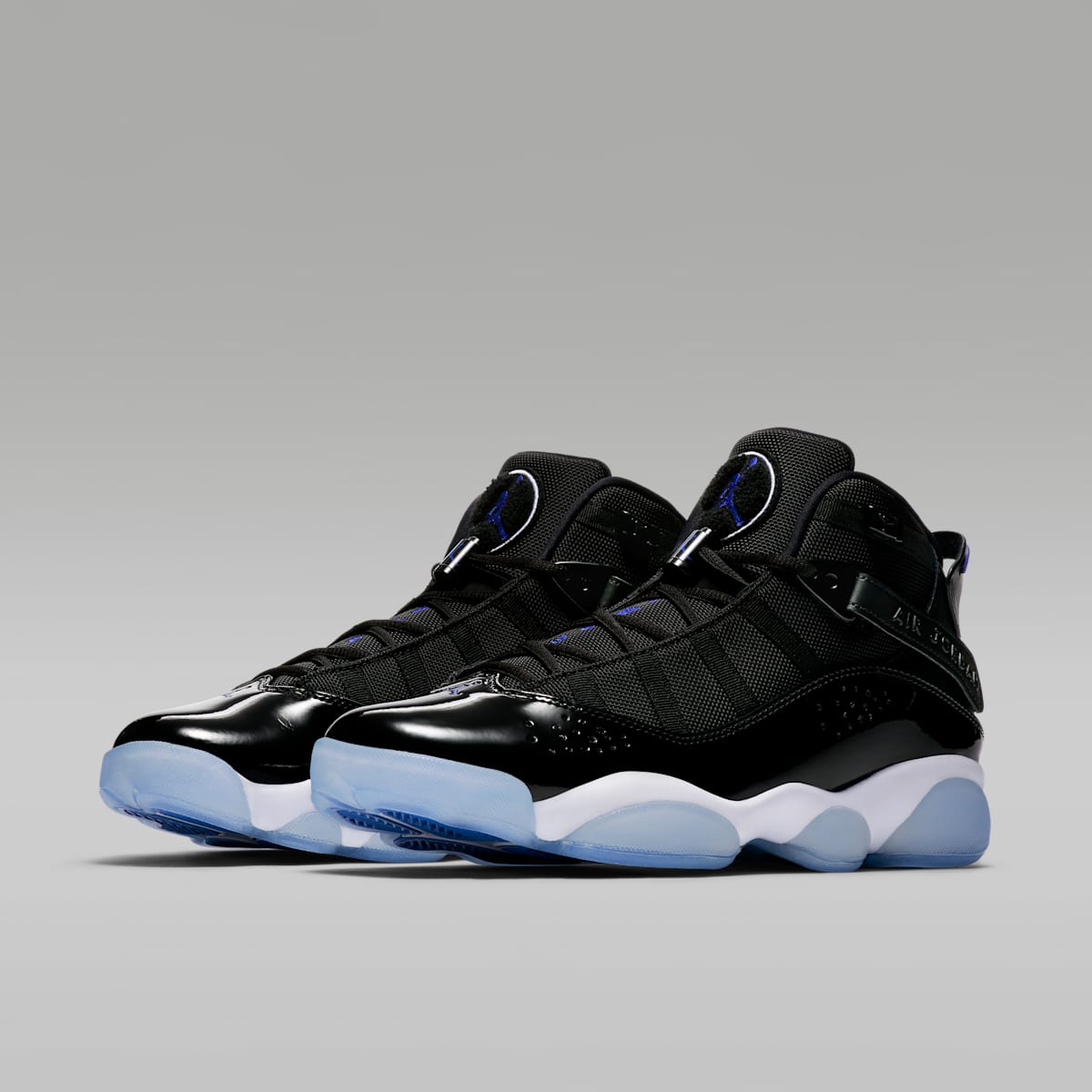 Jordan 6 Rings Men's Shoes - Black/White/Hyper Royal - Image 5