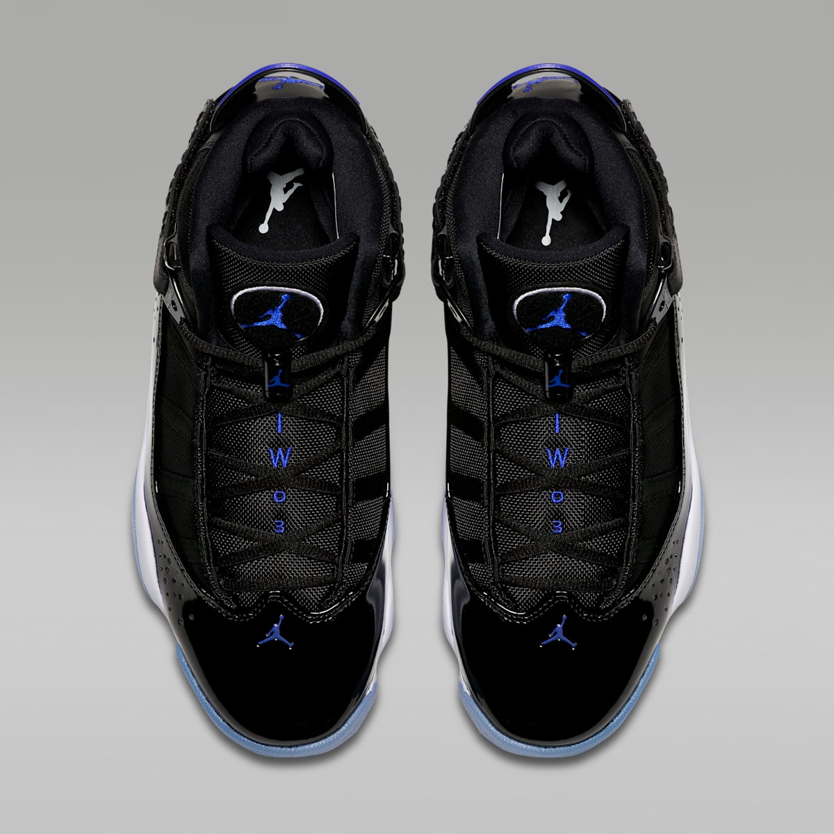 Jordan 6 Rings Men's Shoes - Black/White/Hyper Royal - Image 4