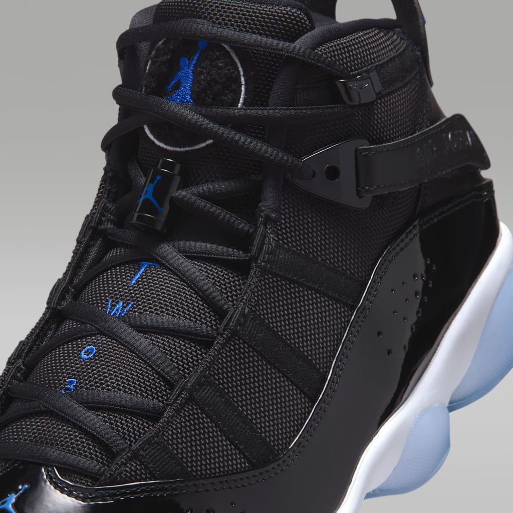 Jordan 6 Rings Men's Shoes - Black/White/Hyper Royal - Image 7