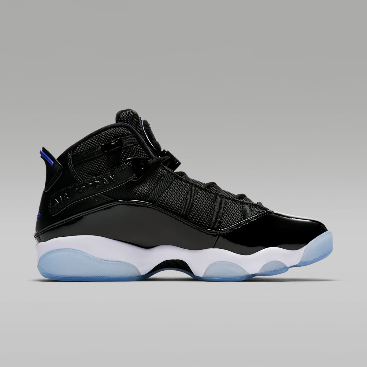Jordan 6 Rings Men's Shoes - Black/White/Hyper Royal - Image 3