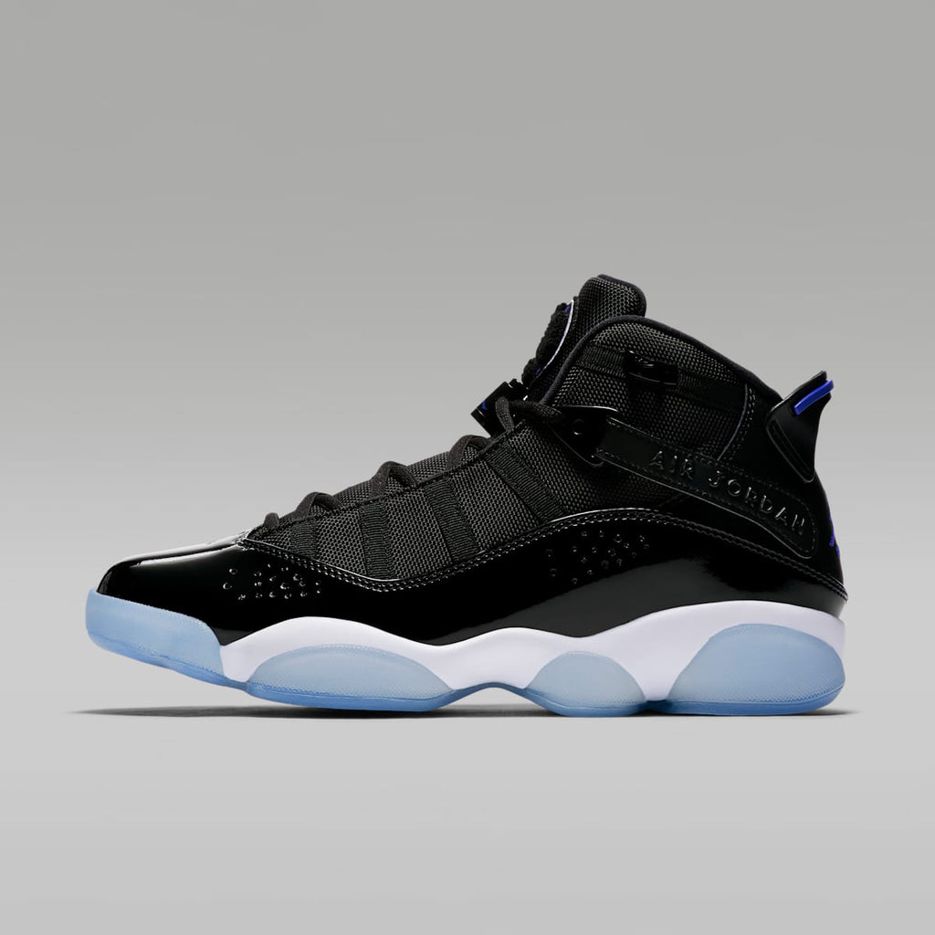 Jordan 6 Rings Men's Shoes - Black/White/Hyper Royal - Image 1