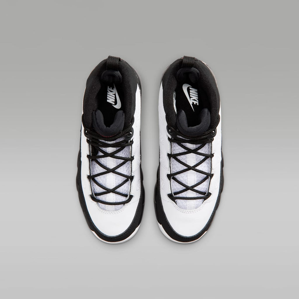 Jordan 9 Retro Little Kids' Shoes - White/Black/True Red