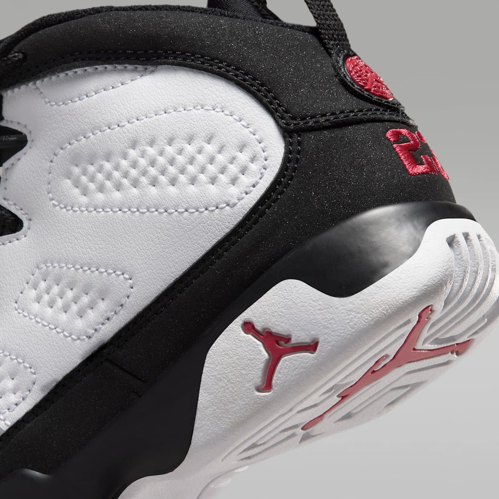 Jordan 9 Retro Little Kids' Shoes - White/Black/True Red