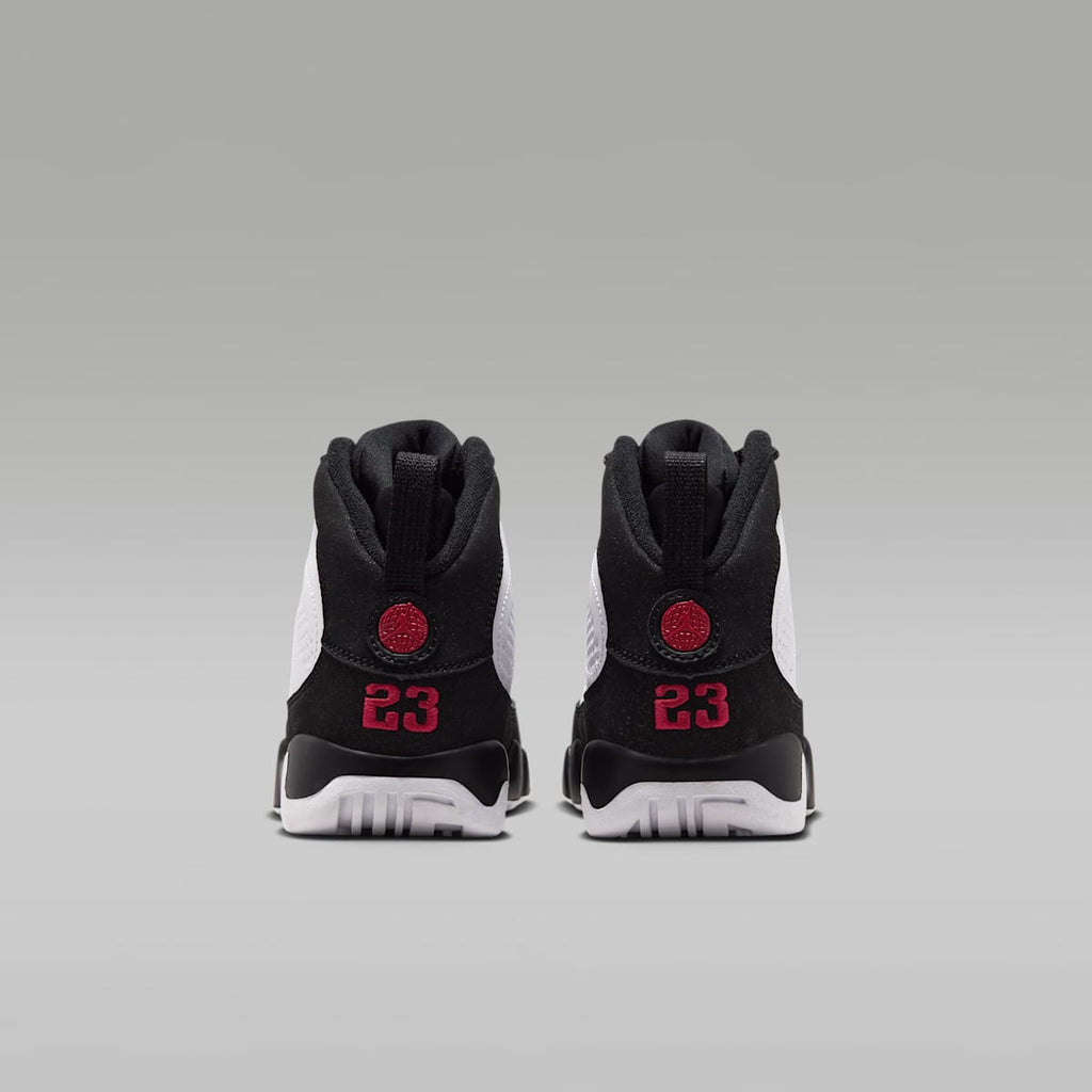 Jordan 9 Retro Little Kids' Shoes - White/Black/True Red