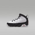 Jordan 9 Retro Little Kids' Shoes - White/Black/True Red