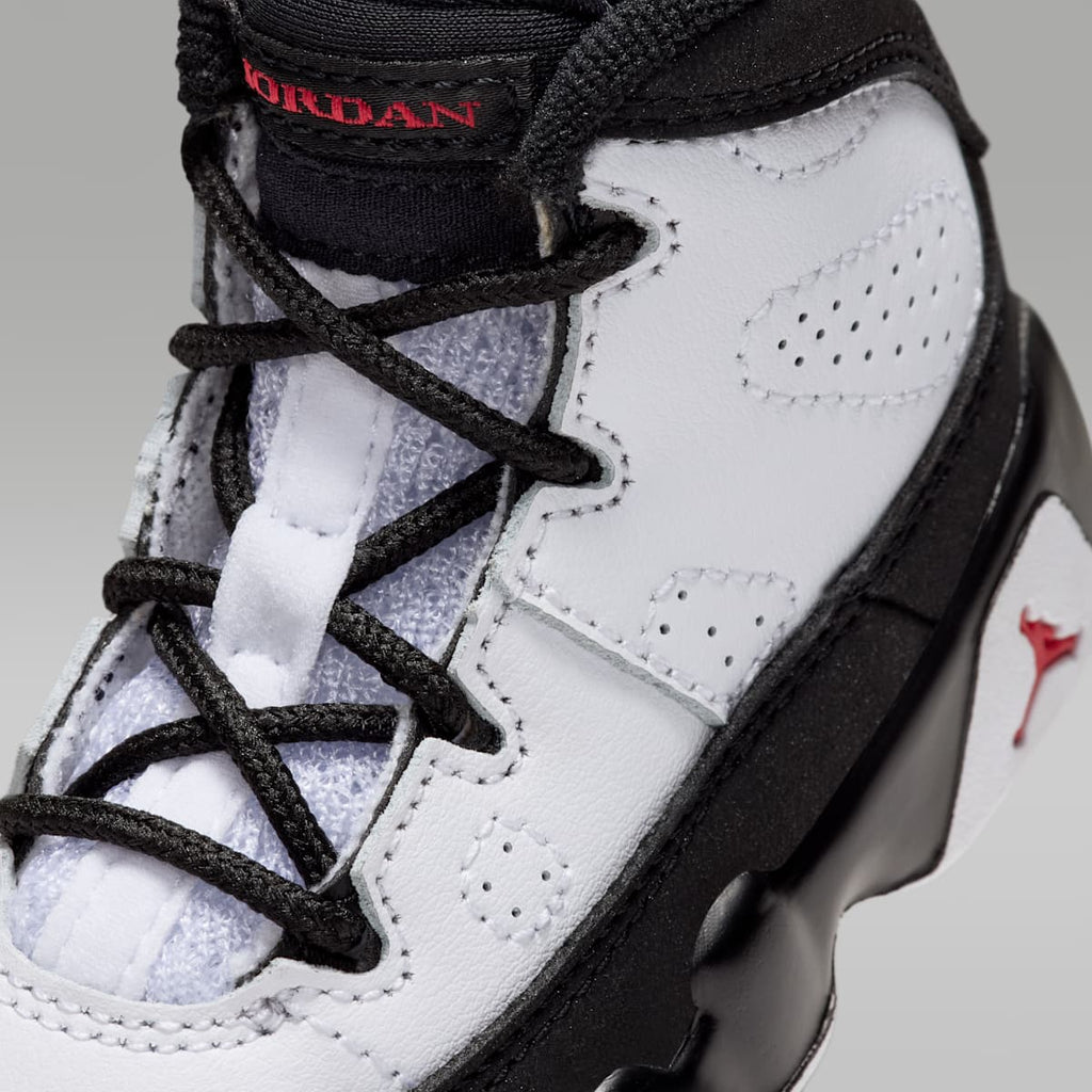 Jordan 9 Retro  Baby/Toddler Shoes - White/Black/True Red