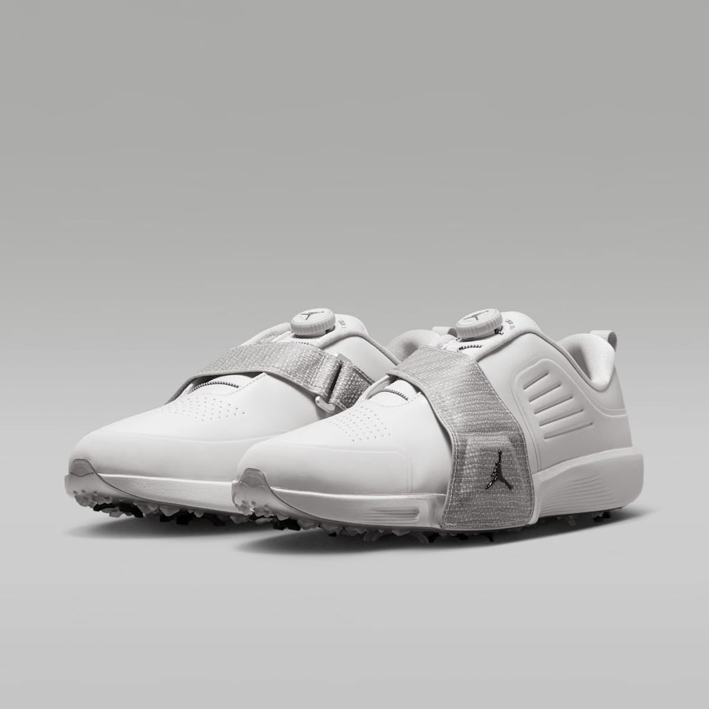 Jordan Air Rev Golf Shoes - Neutral Grey/Metallic Silver/Black - Image 5