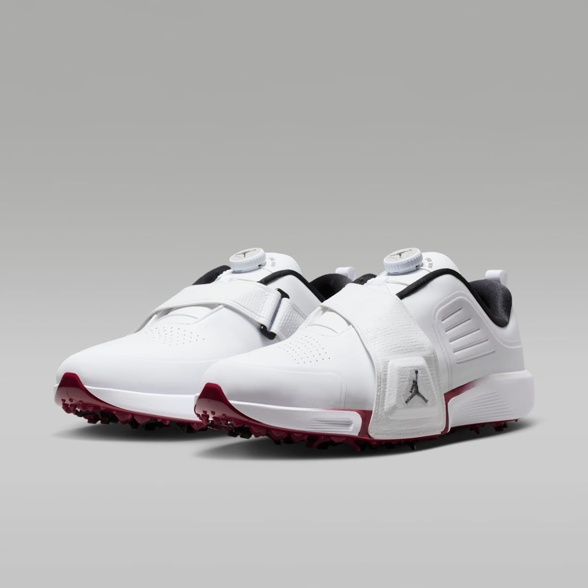 Jordan Air Rev Golf Shoes - White/Team Red/Black - Image 5