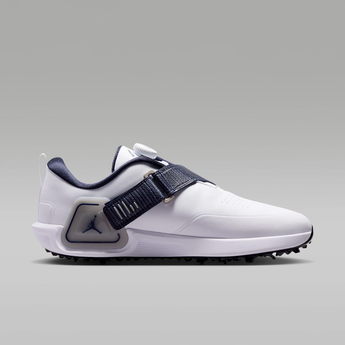 Jordan Air Rev Golf Shoes - White/Midnight Navy/Light Smoke Grey/White - Image 3