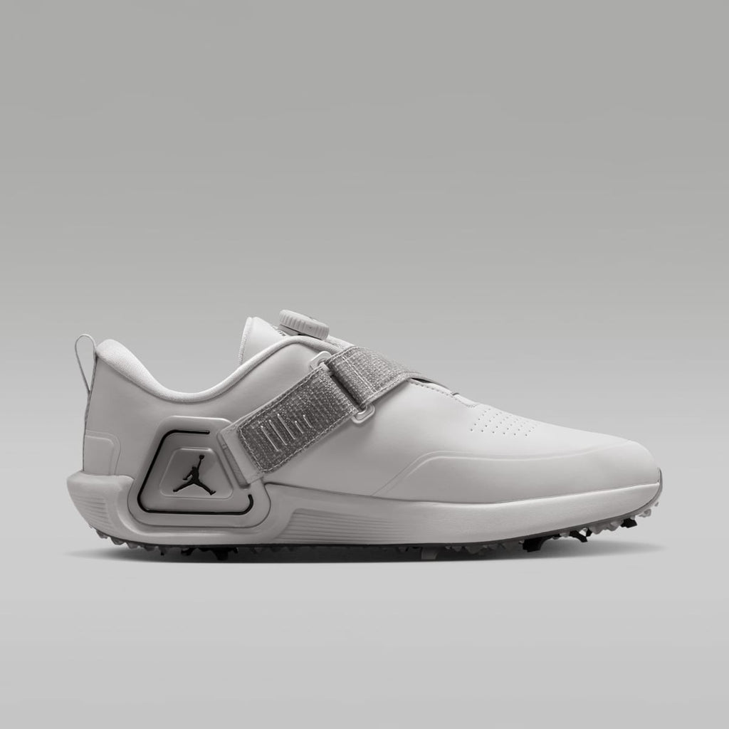 Jordan Air Rev Golf Shoes - Neutral Grey/Metallic Silver/Black - Image 3