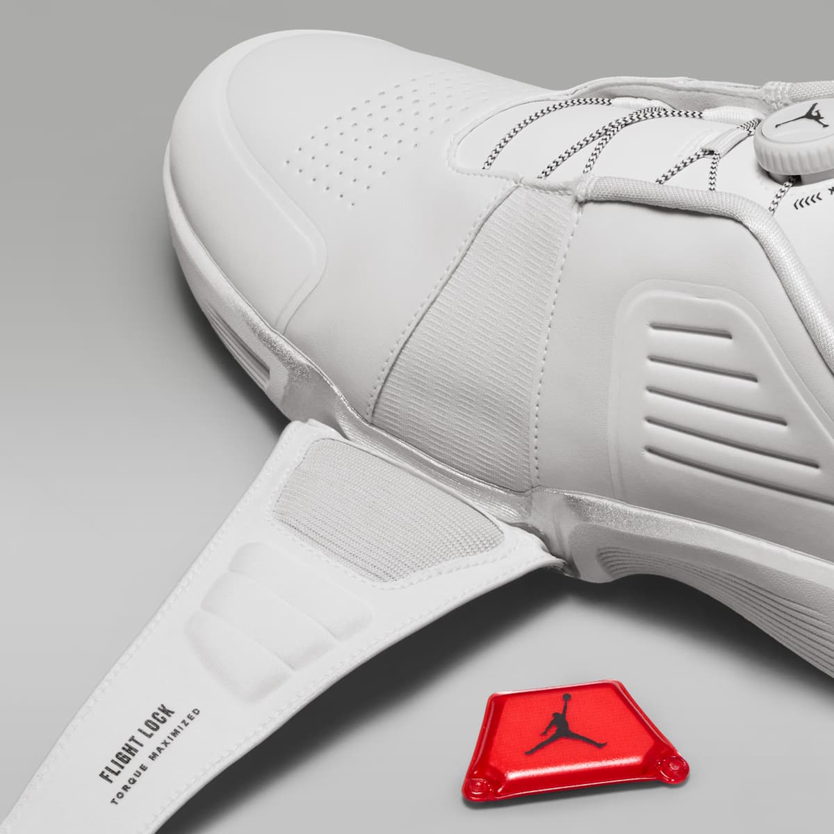 Jordan Air Rev Golf Shoes - Neutral Grey/Metallic Silver/Black - Image 11