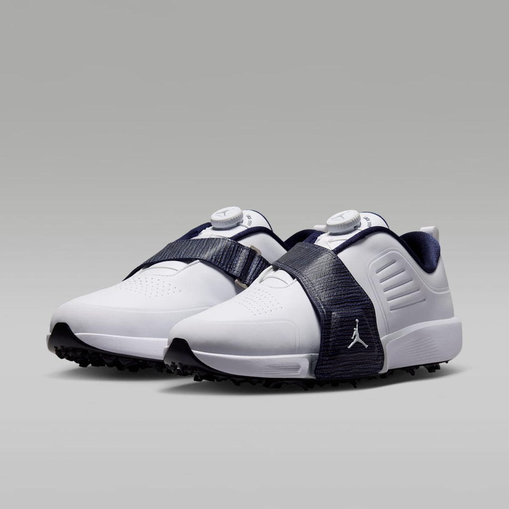 Jordan Air Rev Golf Shoes - White/Midnight Navy/Light Smoke Grey/White - Image 5