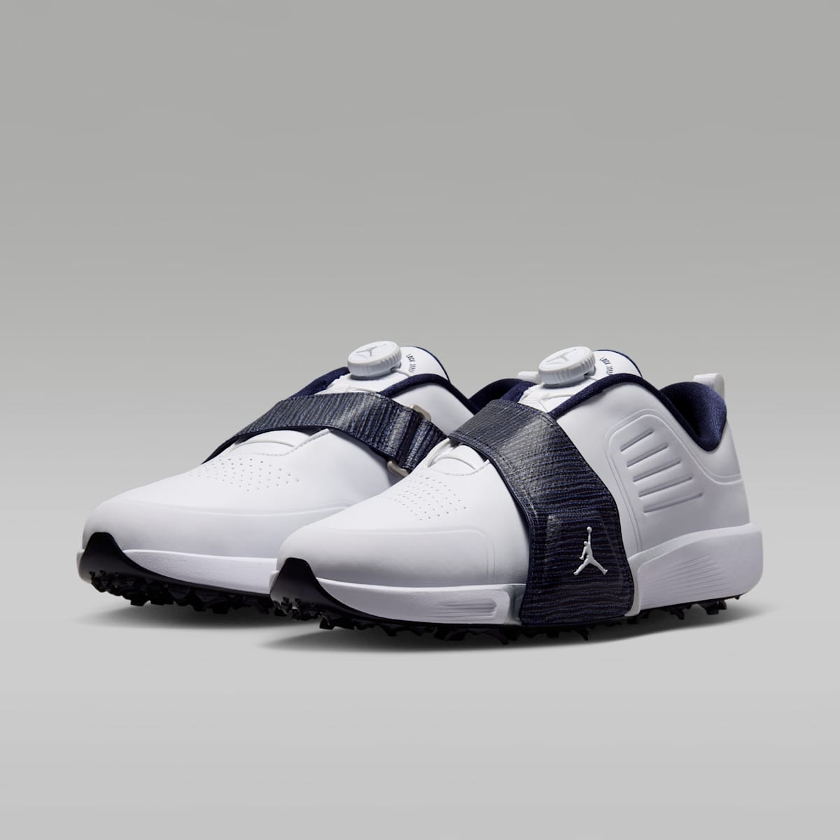 Jordan Air Rev Golf Shoes - White/Midnight Navy/Light Smoke Grey/White - Image 5