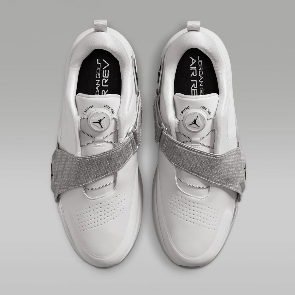 Jordan Air Rev Golf Shoes - Neutral Grey/Metallic Silver/Black - Image 4